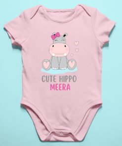 Personalized baby romper with 'Princess' design and custom name, perfect for a unique and adorable baby outfit.