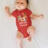 Personalized baby romper with 'Animal Theme' design and custom name, perfect for a unique and adorable infant onesie. Soft, comfy, and great for your little adventurer.