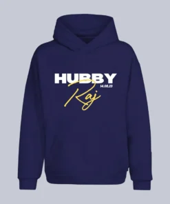 Wifey & Hubby Hoodies with Custom Names and Wedding Date – Personalized Couple Hoodies, Matching Mr. & Mrs. Sweatshirts, and Custom Name Hoodies for Couples, Perfect for Anniversary or Memorial Gifts.