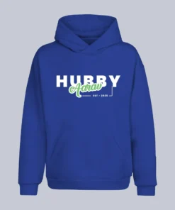 Personalized Wifey & Hubby Hoodies with Custom Names and Wedding Date – Matching Couple Jumpers, Perfect for Anniversaries and Special Occasions