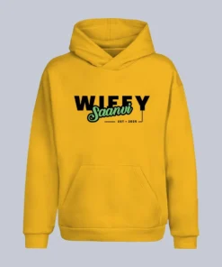 Personalized Wifey & Hubby Hoodies with Custom Names and Wedding Date – Matching Couple Jumpers, Perfect for Anniversaries and Special Occasions