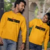Personalized Couple Hoodies with Forever Together Design, Custom Names & Initials – Matching