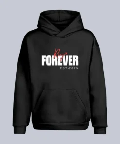 Personalized Couple Hoodies with Forever Together Design, Custom Names & Initials – Matching