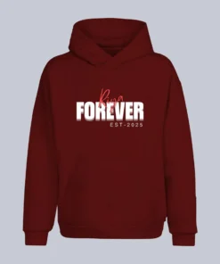 Personalized Couple Hoodies with Forever Together Design, Custom Names & Initials – Matching