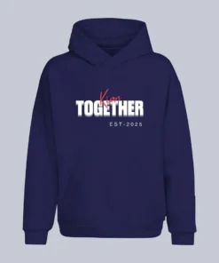 Personalized Couple Hoodies with Forever Together Design, Custom Names & Initials – Matching