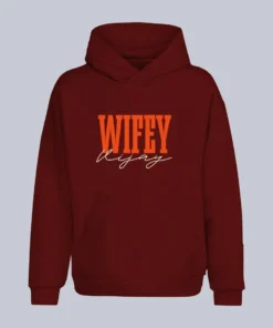 Personalized Wifey & Hubby Hoodies with Custom Names & Wedding Date – Anniversary Couple Jumpers, Matching Mr. & Mrs. Hoodies, Romantic Gift Hoodies for Couples, and Custom Couple Hoodies Online.