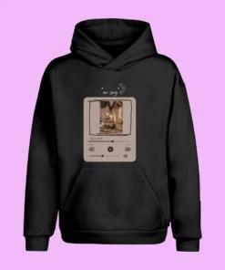 Custom Album Cover Photo Hoodie featuring personalized couple design, perfect for matching sweaters or Valentine's Day gifts. Shop Personalized Couple Hoodies, Custom Photo Hoodies Online, and Couple Hoodies with Custom Photos for a unique and romantic touch. Ideal as Custom Valentine's Day Hoodies for him and her.