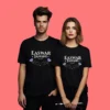 Personalised custom name couple t-shirts perfect for pre-wedding photoshoots, anniversary gifts, and special celebrations. Ideal for couples celebrating milestones, brides and grooms, newlyweds, and those on vacations or getaways. A thoughtful gift for any special occasion!
