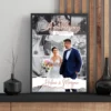 Couples Anniversary Collage Frame – Custom Photo Collage Frame for Couples, Unique Anniversary Gifts for Him & Her, Personalized Anniversary Wall Frames for Couples – Custom Home Decor