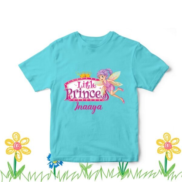 Personalized Princess Name T-Shirt for Kids – Custom Cute Tees with Fairy Tale Design - Image 6