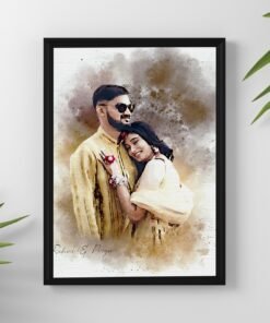 Personalized Couple Photo Frame – Custom Anniversary & Wedding Gift