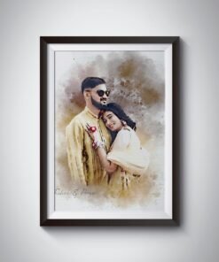 Personalized Couple Photo Frame – Custom Anniversary & Wedding Gift
