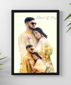 Personalized Couple Photo Frame – Custom Anniversary & Wedding Gift