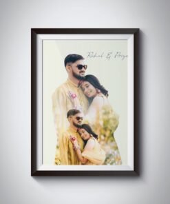 Personalized Couple Photo Frame – Custom Anniversary & Wedding Gift